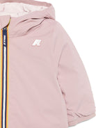 Giubbino per neonata K-Way Kids rosa con design reversibile K7132PW B3C K-WAY KIDS 