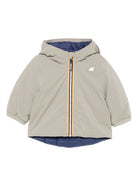 Giubbino per neonato K-Way Kids grigio con design reversibile K7132PW B3D K-WAY KIDS 