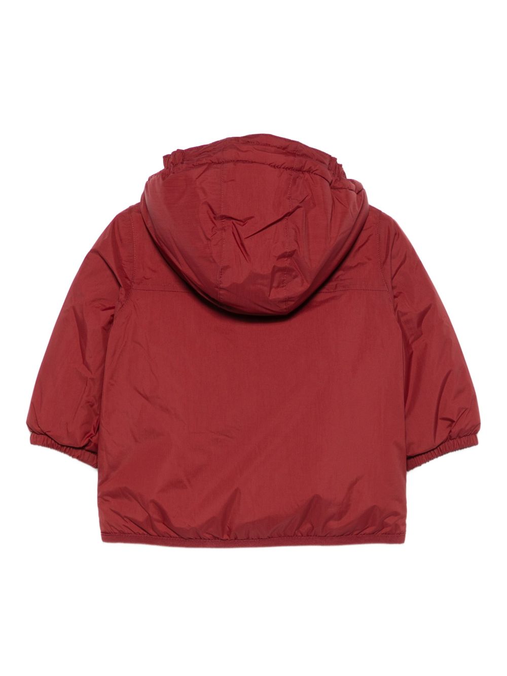 Giacca per neonati K-Way Kids rosso con cappuccio e zip frontale K7142RW WNN K-WAY KIDS 