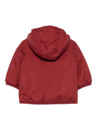 Giacca per neonati K-Way Kids rosso con cappuccio e zip frontale K7142RW WNN K-WAY KIDS 
