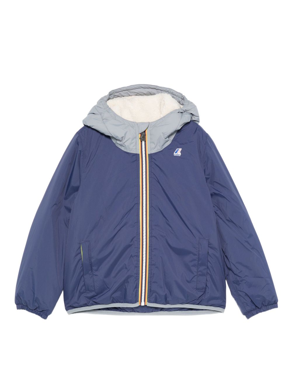 Giubbino per bambino K-Way Kids blu con design imbottito K7142TW C00 K-WAY KIDS 