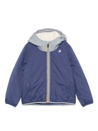 Giubbino per bambino K-Way Kids blu con design imbottito K7142TW C00 K-WAY KIDS 