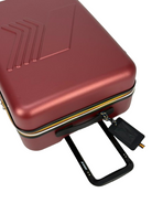Trolley Eudoxieur per bambini K-Way Kids rosso con monogramma K-Way in rilievo tono su tono K81439W WNN K-WAY KIDS 