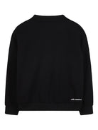 Felpa per bambino Karl Lagerfeld Kids nera con stampa grafica Z30637 09B KARL LAGERFELD KIDS 