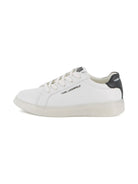 Sneakers in pelle per bambino Karl Lagerfeld Kids bianche con lacci e dettaglio con logo Z30990 10P KARL LAGERFELD KIDS 