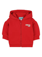 Felpa per neonata Kenzo Kids rossa con stampa con logo K61257 968 KENZO KIDS 