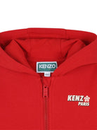 Felpa per neonata Kenzo Kids rossa con stampa con logo K61257 968 KENZO KIDS 