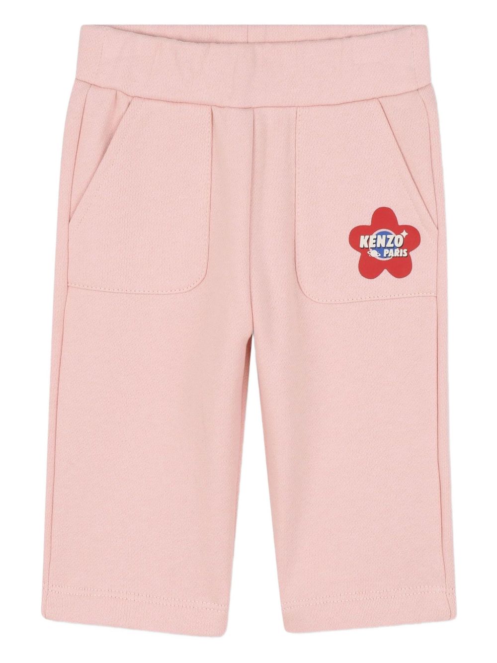 Completo tuta sportiva per neonata Kenzo Kids rosa con logo stampato K61261 47H KENZO KIDS 