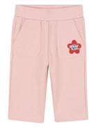 Completo tuta sportiva per neonata Kenzo Kids rosa con logo stampato K61261 47H KENZO KIDS 