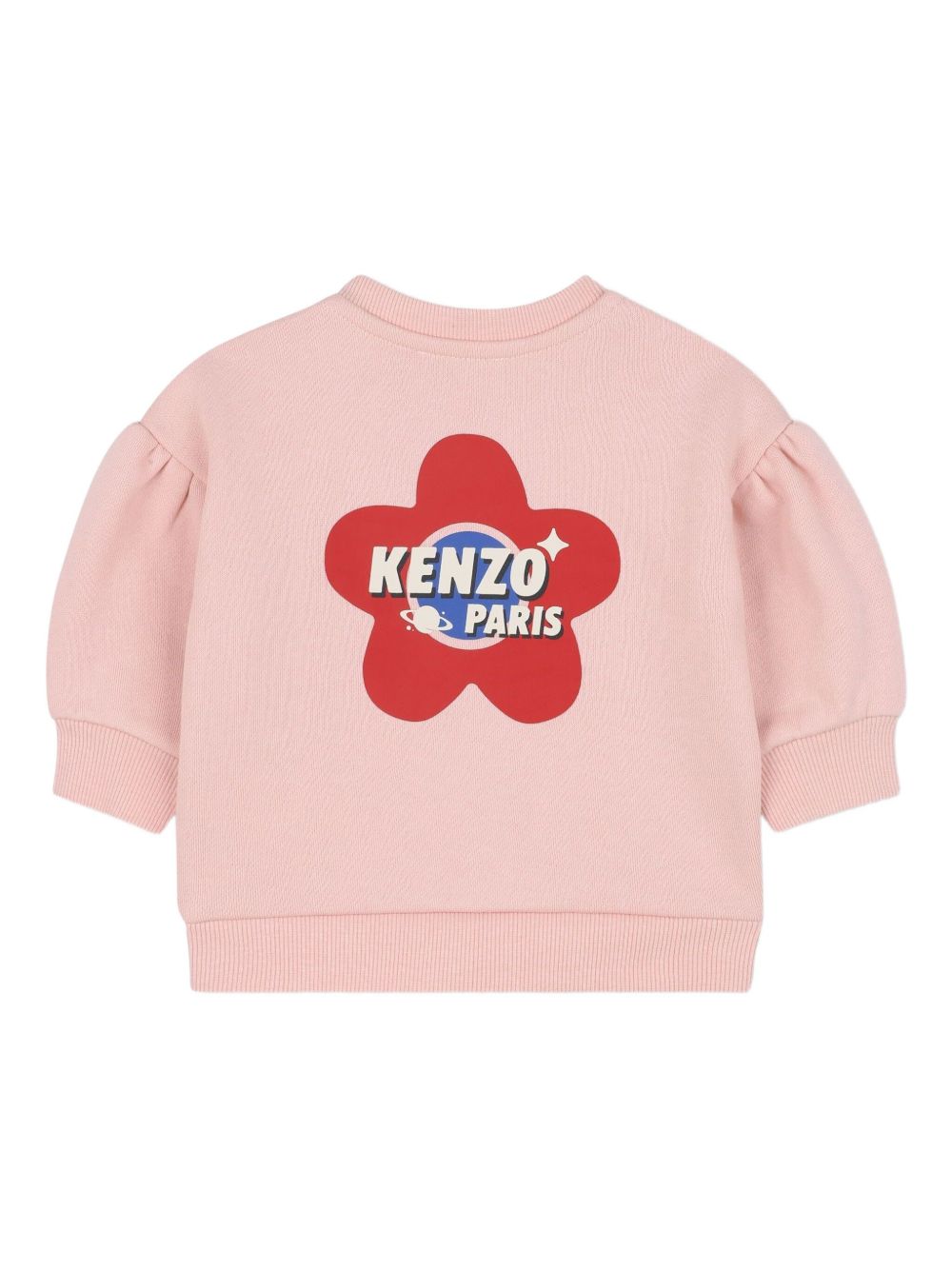 Completo tuta sportiva per neonata Kenzo Kids rosa con logo stampato K61261 47H KENZO KIDS 