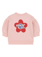 Completo tuta sportiva per neonata Kenzo Kids rosa con logo stampato K61261 47H KENZO KIDS 