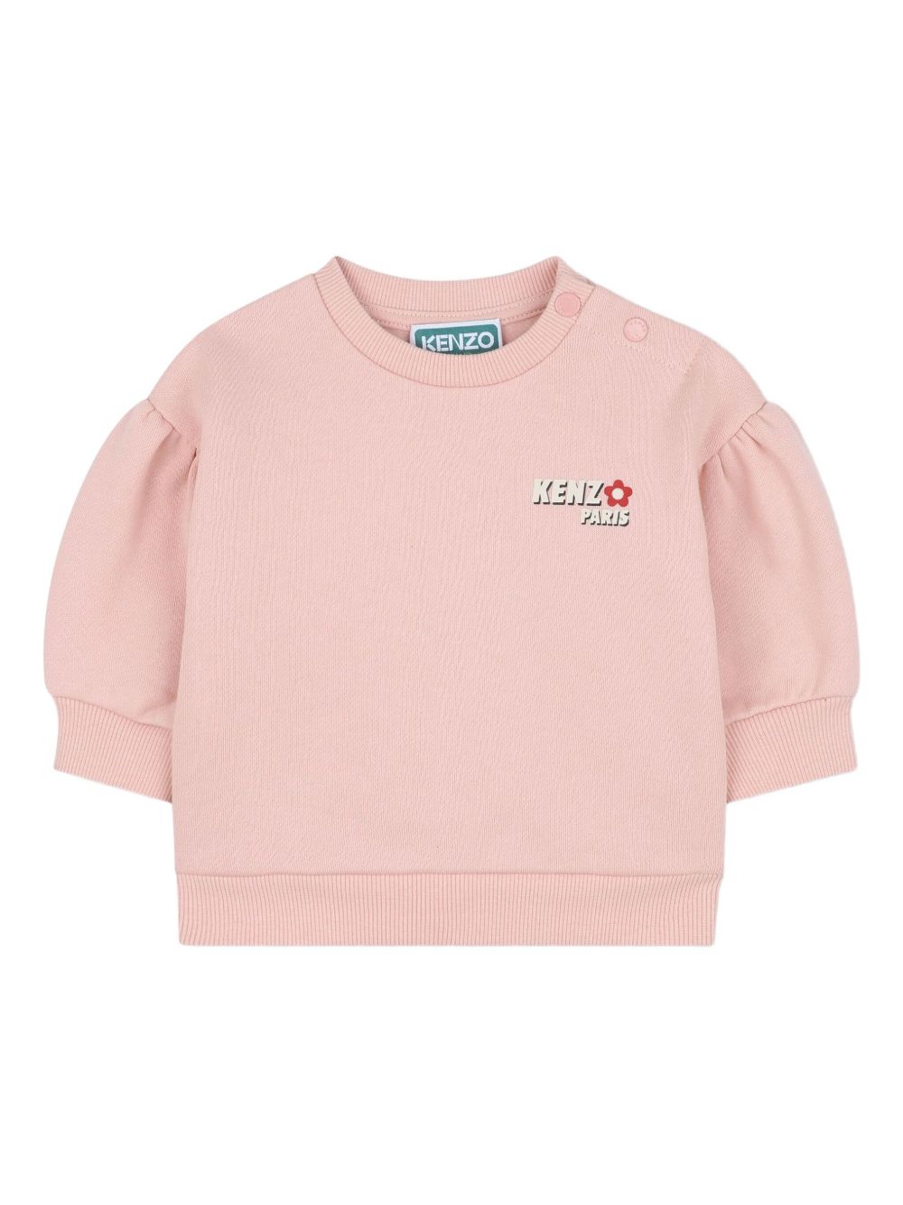 Completo tuta sportiva per neonata Kenzo Kids rosa con logo stampato K61261 47H KENZO KIDS 