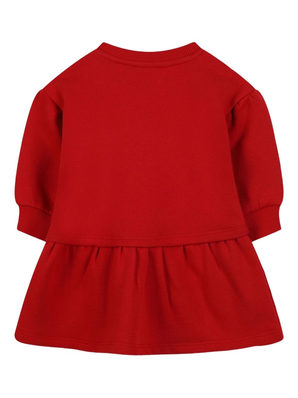 Abito per neonata Kenzo Kids rosso con stampa a fiori con logo K61273 968 KENZO KIDS 
