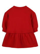 Abito per neonata Kenzo Kids rosso con stampa a fiori con logo K61273 968 KENZO KIDS 