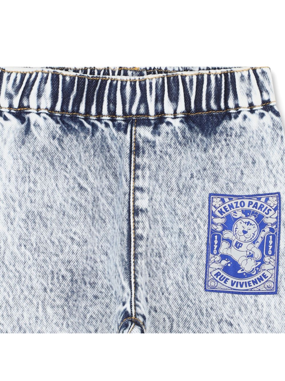 Shorts per neonato Kenzo Kids denim con vita elasticizzata K61289 Z04 KENZO KIDS 