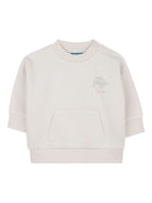 Felpa per neonato Kenzo Kids beige con stampa grafica sul retro K61290 21G KENZO KIDS 