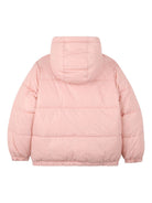 Giubbino per bambina Kenzo Kids color argento con logo sul davanti K61305 M54 KENZO KIDS 