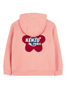 Felpa per bambina Kenzo Kids rosa con cappuccio K61310 47H KENZO KIDS 