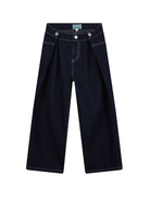 Jeans per bambina Kenzo Kids in denim con pieghe K61327 Z35 KENZO KIDS 