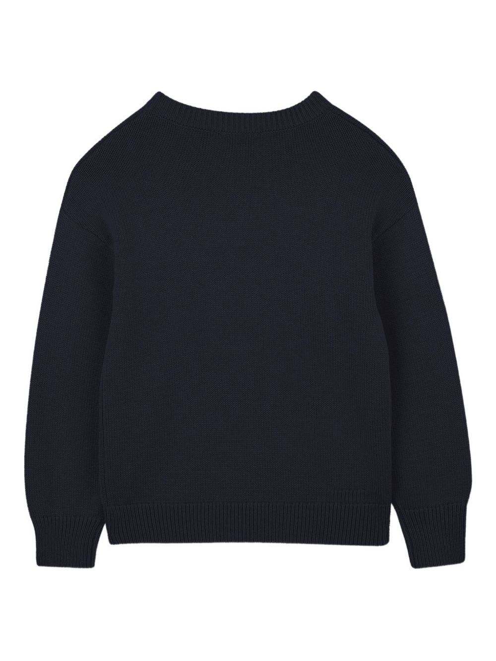 Maglione per bambina Kenzo Kids blu con Boke Flower jacquard K61334 845 KENZO KIDS 