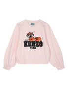 Set tuta sportiva per bambina Kenzo Kids rosa con logo Kenzo K61335 46M KENZO KIDS 
