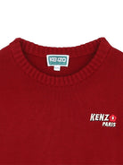 Abito per bambina Kenzo Kids rosso con dettaglio Boke Flower K61344 956 KENZO KIDS 