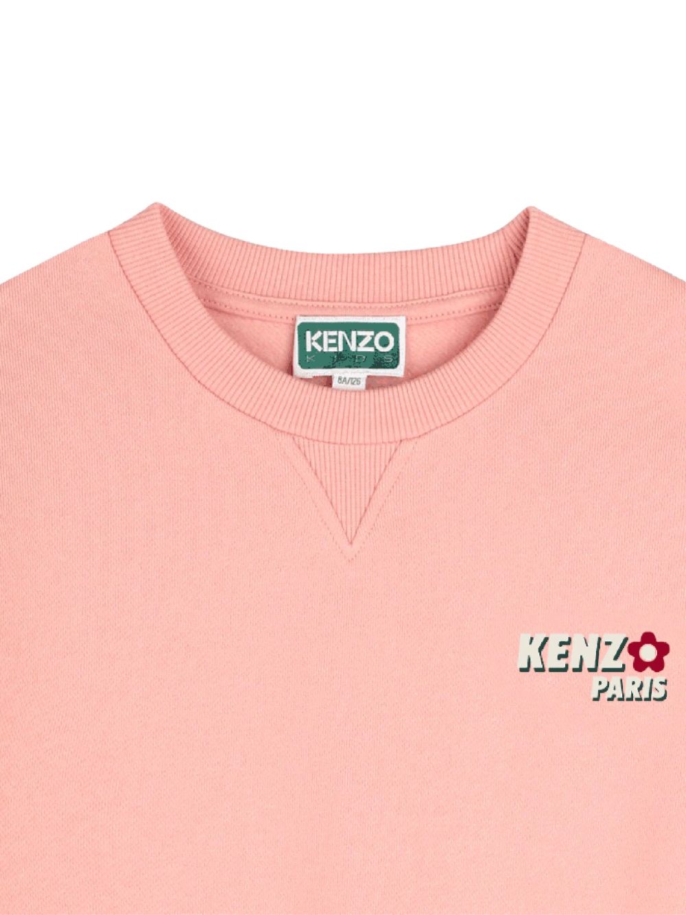 Abito per bambina Kenzo Kids rosa con stampa logo sul petto K61346 47H KENZO KIDS 