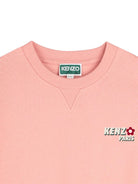 Abito per bambina Kenzo Kids rosa con stampa logo sul petto K61346 47H KENZO KIDS 