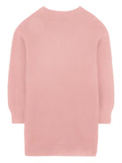 Abito per bambina Kenzo Kids rosa con tigre jacquard K61356 47H KENZO KIDS 