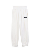 Pantaloni sportivi per bambino Kenzo Kids bianchi con logo ricamato K61411 117 KENZO KIDS 