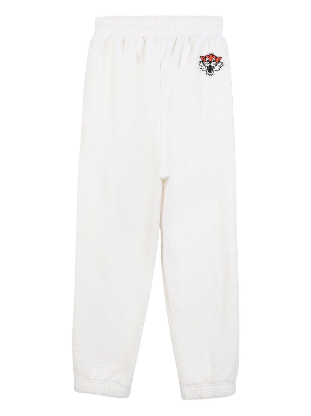 Pantaloni sportivi per bambino Kenzo Kids bianchi con logo ricamato K61411 117 KENZO KIDS 