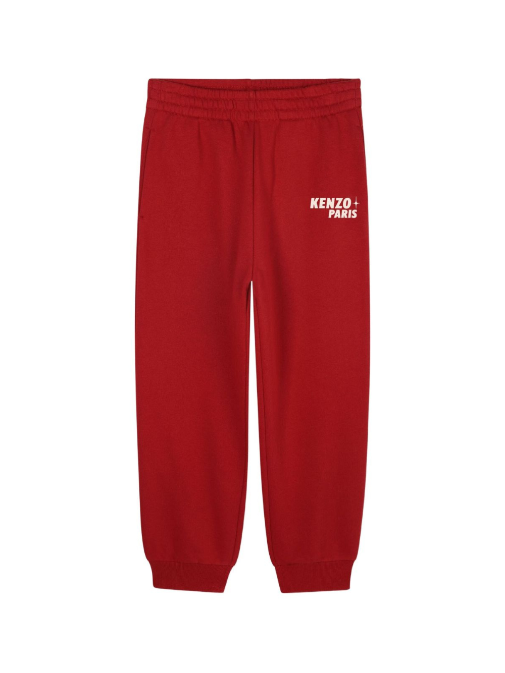 Pantaloni sportivi elasticizzati per bambino Kenzo Kids rosso con stampa logo K61412 956 KENZO KIDS 