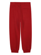Pantaloni sportivi elasticizzati per bambino Kenzo Kids rosso con stampa logo K61412 956 KENZO KIDS 
