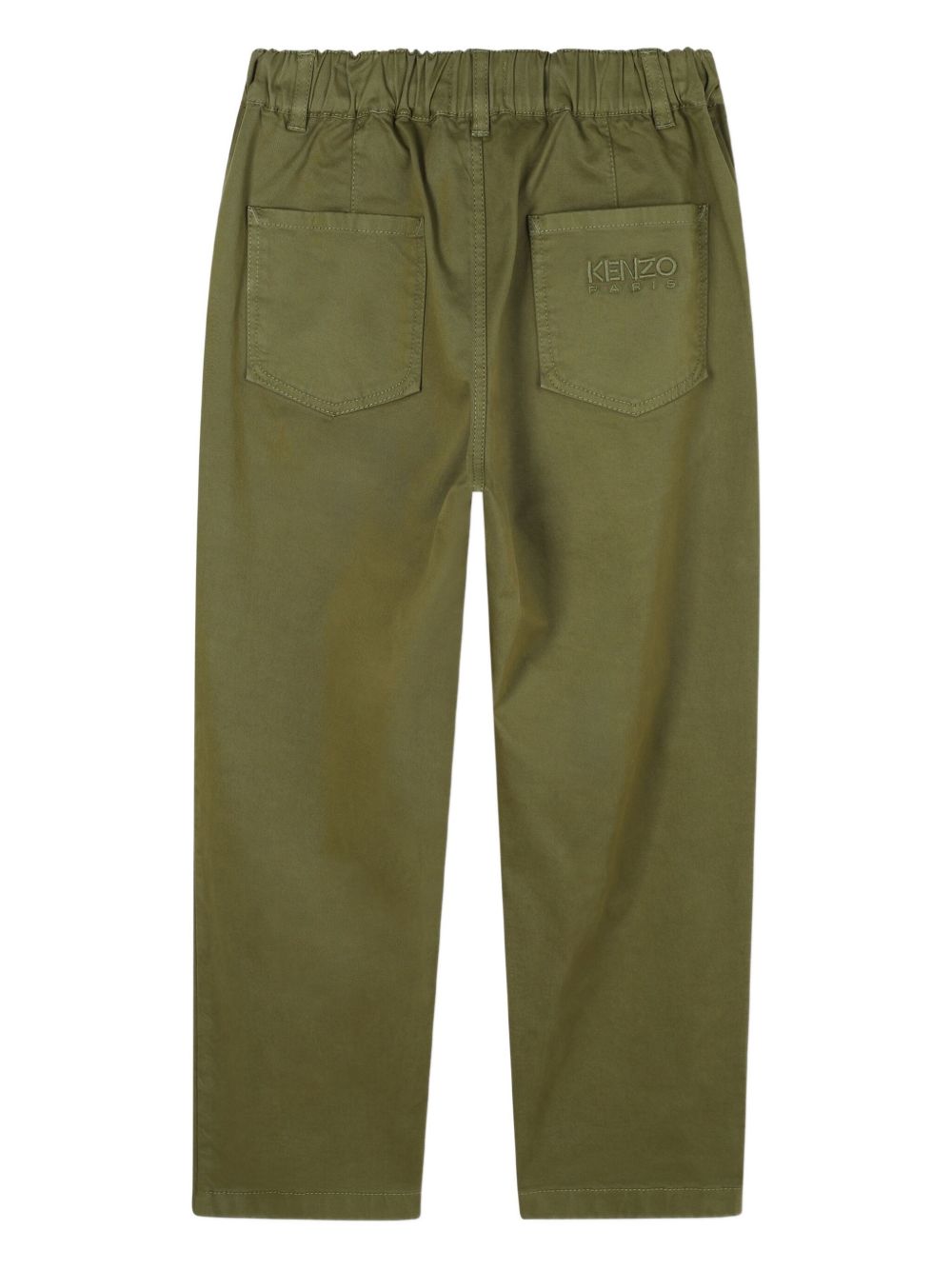 Pantaloni per bambino Kenzo Kids verdi con dettagli plissettati K61439 64T KENZO KIDS 