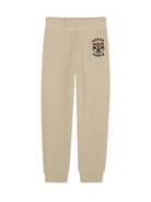 Pantaloni sportivi per bambino Kenzo Kids beige con ricamo Tiger K61455 249 KENZO KIDS 