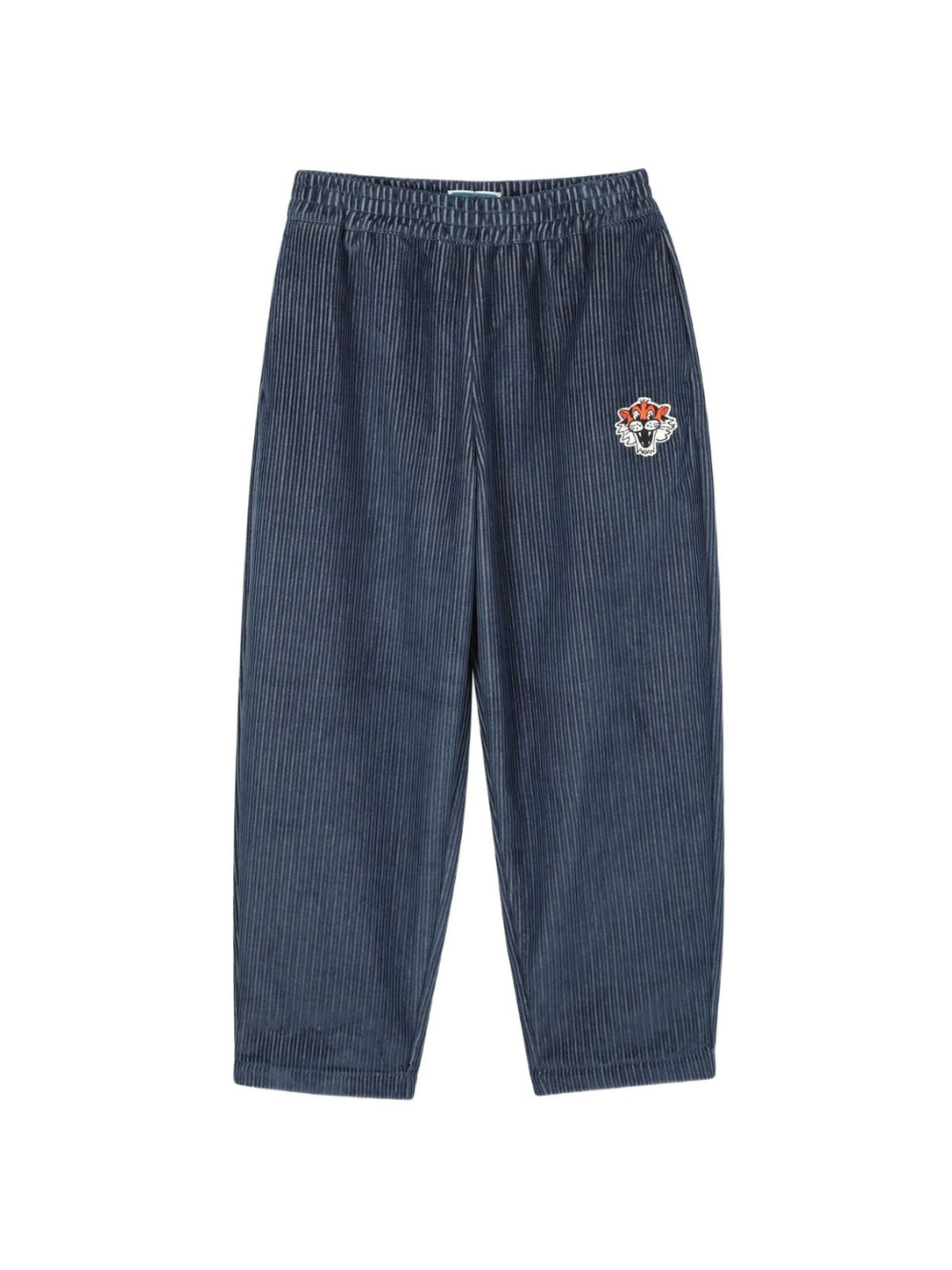 Pantaloni per bambino Kenzo Kids blu con vita elasticizzata K61460 852 KENZO KIDS 