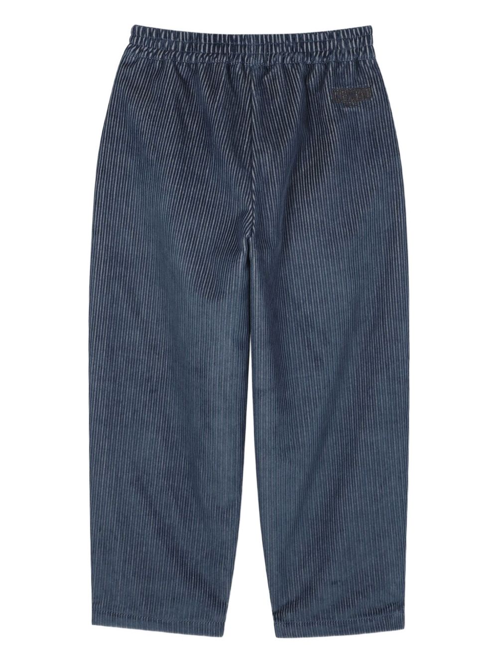 Pantaloni per bambino Kenzo Kids blu con vita elasticizzata K61460 852 KENZO KIDS 