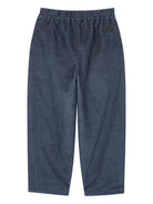 Pantaloni per bambino Kenzo Kids blu con vita elasticizzata K61460 852 KENZO KIDS 