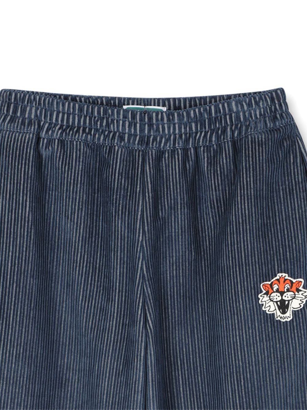 Pantaloni per bambino Kenzo Kids blu con vita elasticizzata K61460 852 KENZO KIDS 