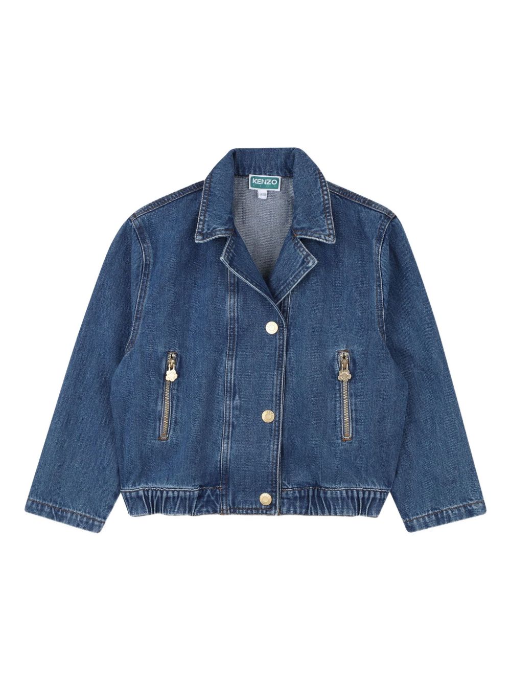 Giacca per bambino Kenzo Kids denim con orlo elasticizzato K61475 Z27 KENZO KIDS 