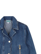 Giacca per bambino Kenzo Kids denim con orlo elasticizzato K61475 Z27 KENZO KIDS 