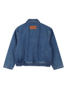 Giacca per bambino Kenzo Kids denim con orlo elasticizzato K61475 Z27 KENZO KIDS 