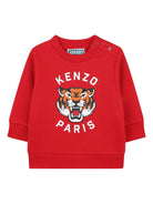 Set tuta sportiva per neonato Kenzo Kids rosso con logo K61502 968 KENZO KIDS 