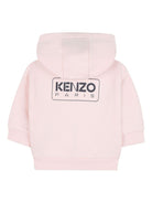 Set tuta sportiva per neonata Kenzo Kids rosa con stampa con logo posteriore K61513 46M KENZO KIDS 