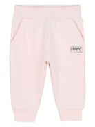 Set tuta sportiva per neonata Kenzo Kids rosa con stampa con logo posteriore K61513 46M KENZO KIDS 