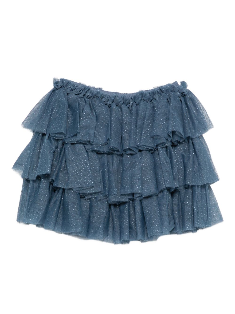 Gonna per bambina Konges Sløjd blu con strati di ruches KS103808 S30026 KONGES SLOJD KIDS 