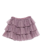 Gonna per bambina Konges Sløjd viola con strati di ruches KS103808 S45021 KONGES SLOJD KIDS 