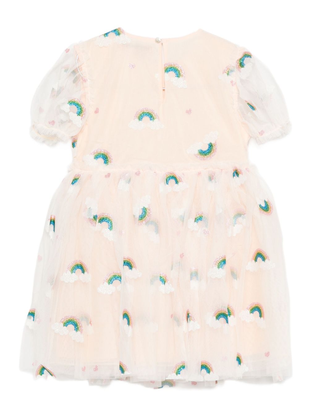 Abito in tulle per bambina Konges Sløjd rosa con decorazione KS104020 P00057 KONGES SLOJD KIDS 
