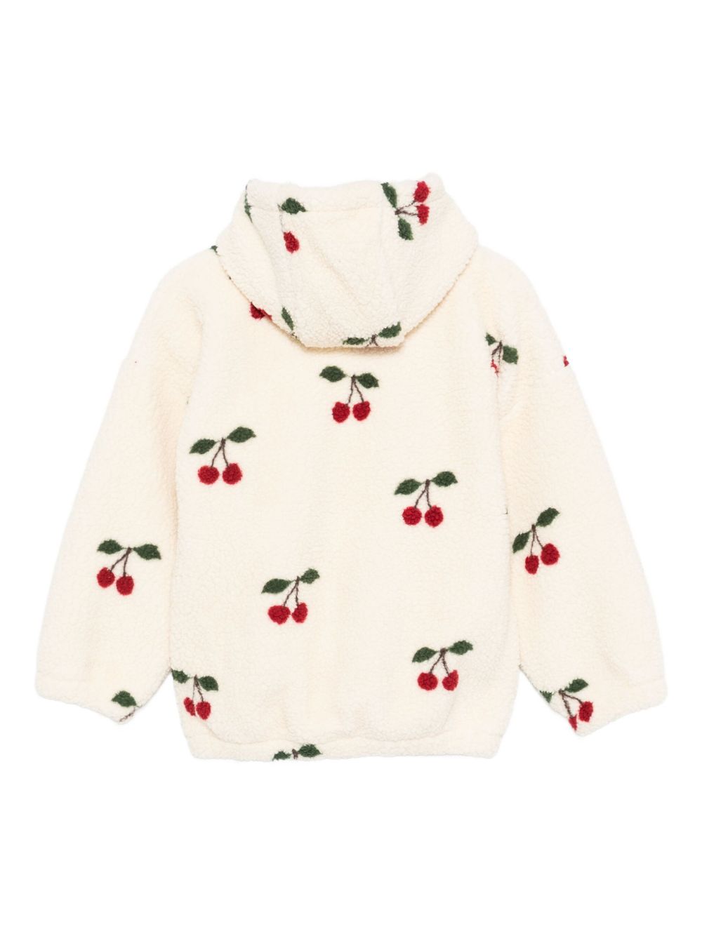 Felpa per bambina Konges Sløjd bianco con motivo ciliegie KS104068 P00049 KONGES SLOJD KIDS 
