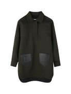 Abito per bambina Lanvin Enfant nero con ricamo con logo N30268 U60 LANVIN KIDS 